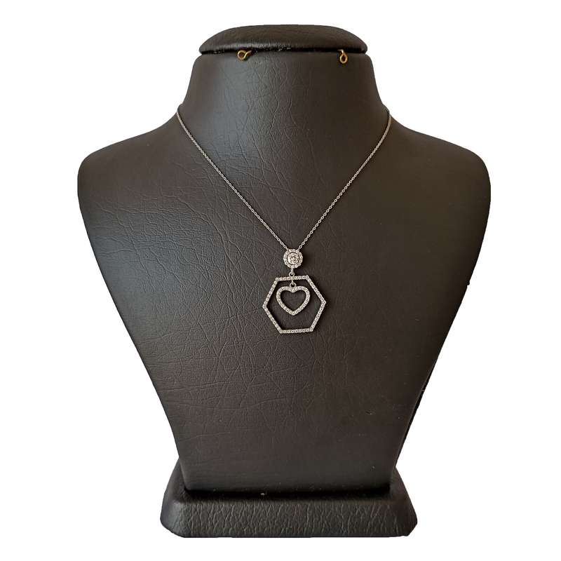 گردنبند نقره زنانه مدل P-413