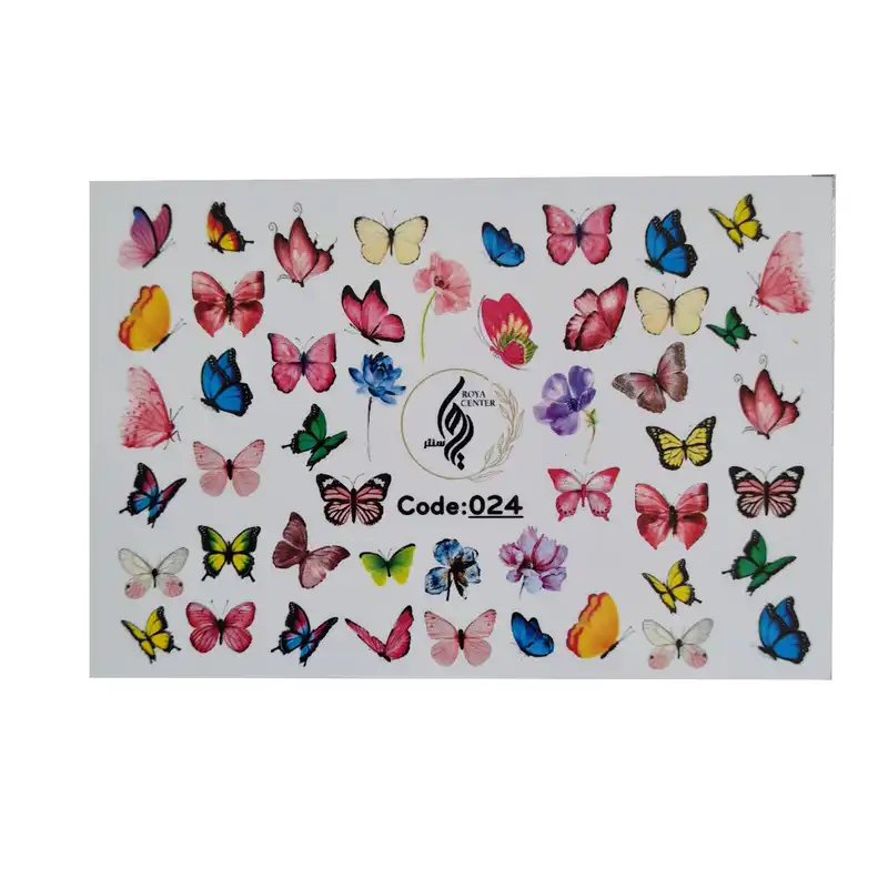 برچسب لنز ناخن مدل 024