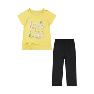 ست تی شرت و شلوار دخترانه سون پون مدل 1391761-19