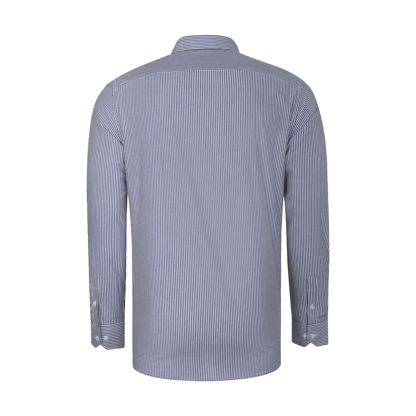 پیراهن آستین بلند مردانه پاتن جامه مدل رگولار طرح راه راه کد 402721030042280 - - 4