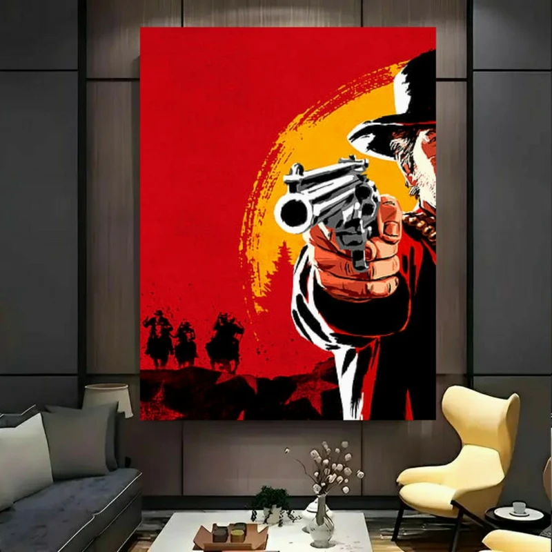 تابلو بوم طرح مخمل گیم مدل رد دد ردمپشن کد GR1897