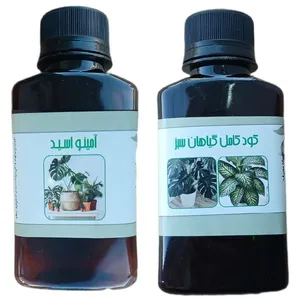 کود مایع امینو اسید و کود کامل گیاهان سبز مدل life drop حجم 110 میلی لیتر