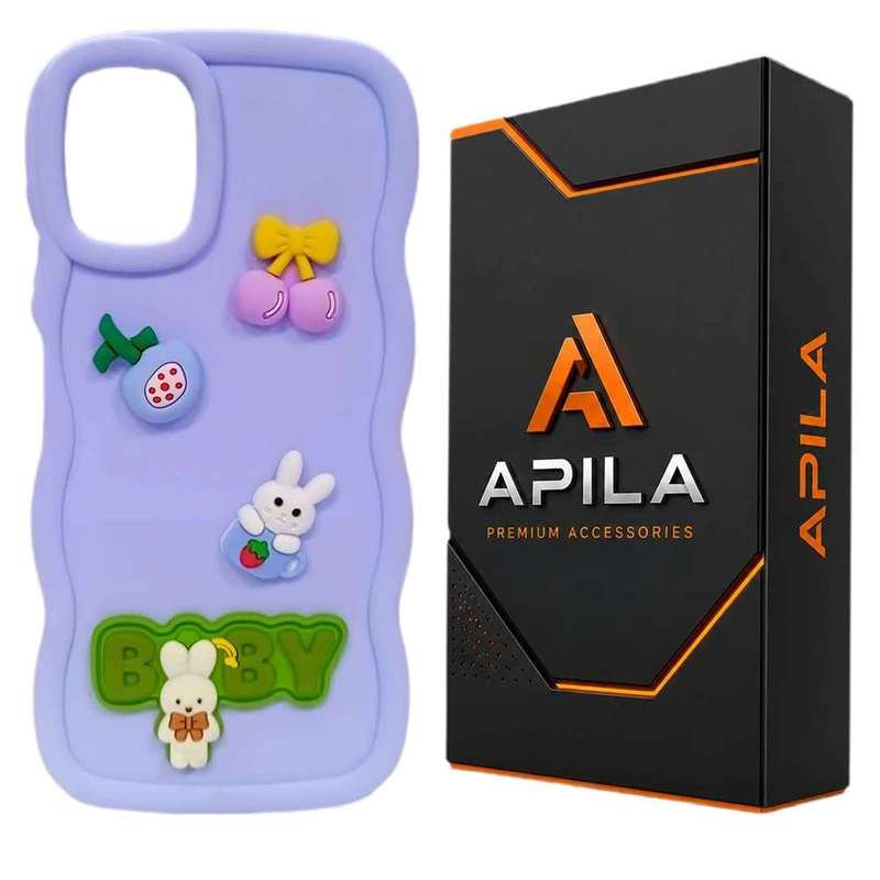 کاور اپیلا مدل عروسکی سیلیکونی مناسب برای گوشی موبایل سامسونگ Galaxy A06