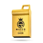 فلش مموری کوئین تک Marvel ظرفیت 64 گیگابایت، رابط USB 2.0، بدنه فلزی مقاوم ضد آب و ضد شوک، طراحی فشرده و بند دار، سرعت انتقال 30 مگابایت بر ثانیه، سازگار با کامپیوتر، لپ‌تاپ، تبلت و گوشی موبایل