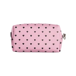 کیف لوازم آرایش زنانه مکعبی طرح قلب مدل PK-013