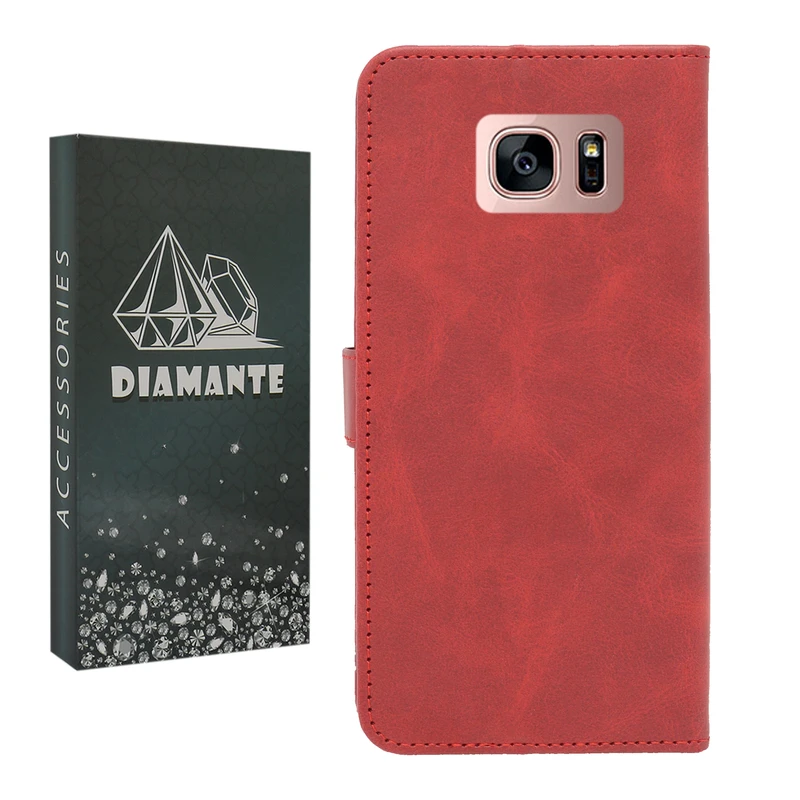 کیف کلاسوری دیامانته مدل Bersa Bk مناسب برای گوشی موبایل سامسونگ Galaxy S7 Edge