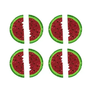 سنجاق سینه زنانه مدل یلدا طرح هندوانه کد 10 بسته 8 عددی