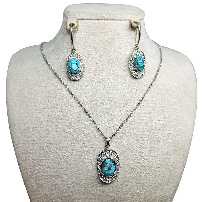 نیم ست زنانه مدل فیروزه نیشابور کد ys-As16