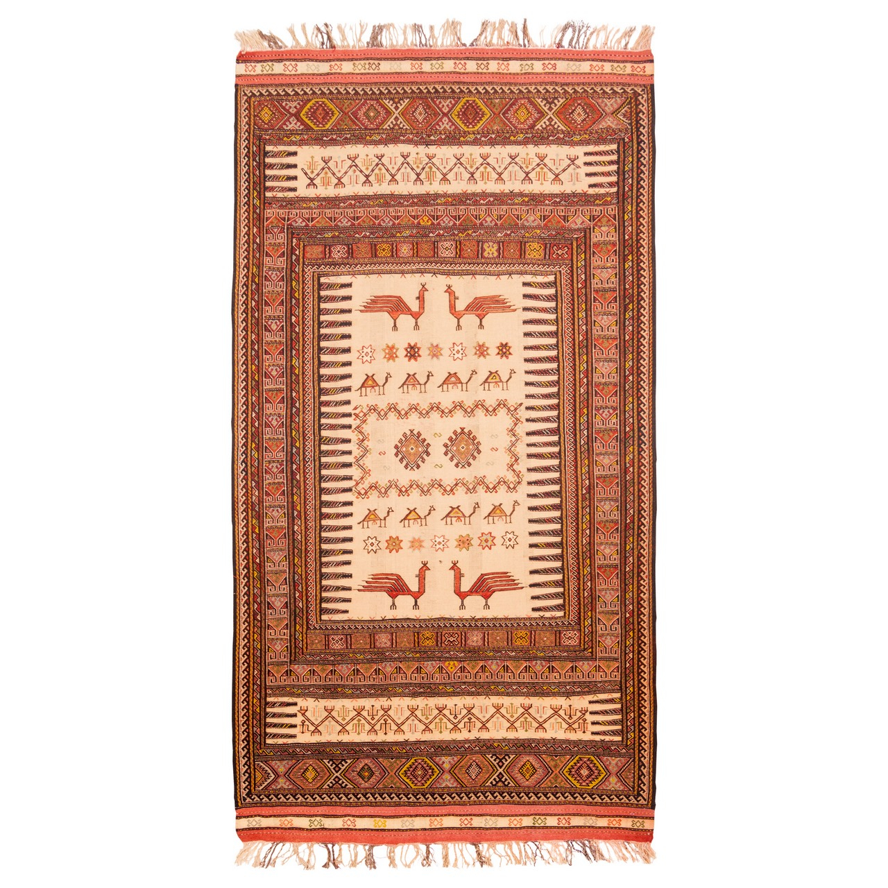 گلیم دستباف دو متری سی پرشیا کد 188036