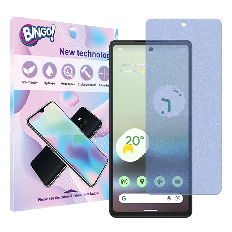 محافظ صفحه نمایش مات ضد اشعه آبی بینگو مدل Tough مناسب برای گوشی موبایل گوگل Pixel 6a