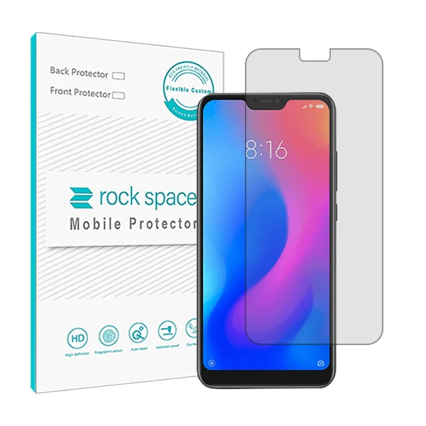 محافظ صفحه نمایش شفاف راک اسپیس مدل HyGEL مناسب برای گوشی موبایل شیائومی Redmi Note 6 Pro