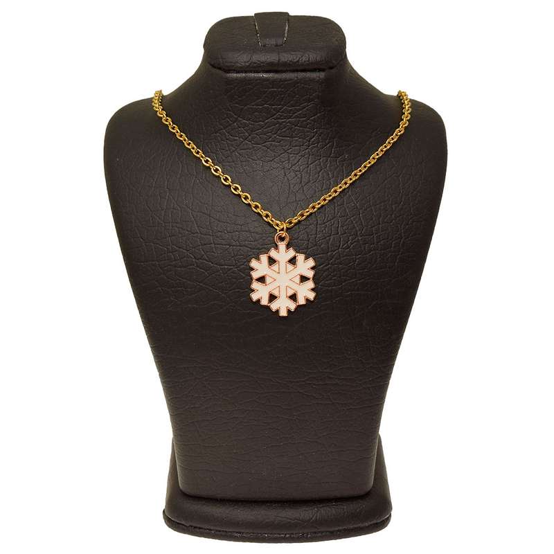 گردنبند دخترانه دلنار گالری مدل دونه برف گردنبند دخترانه دلنار گالری مدل دونه برف