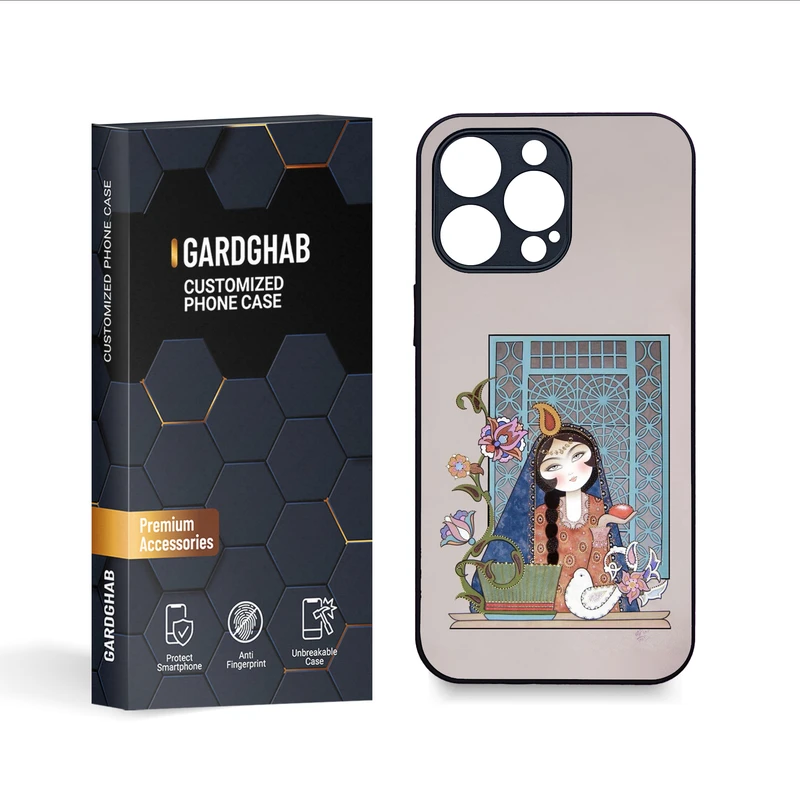 کاور گارد قاب مدل دخترانه مناسب برای گوشی موبایل اپل iPhone 15 Pro Max