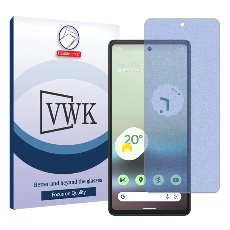محافظ صفحه نمایش مات آنتی بلو وی دبلیو کی مدل Tough مناسب برای گوشی موبایل گوگل Pixel 6a