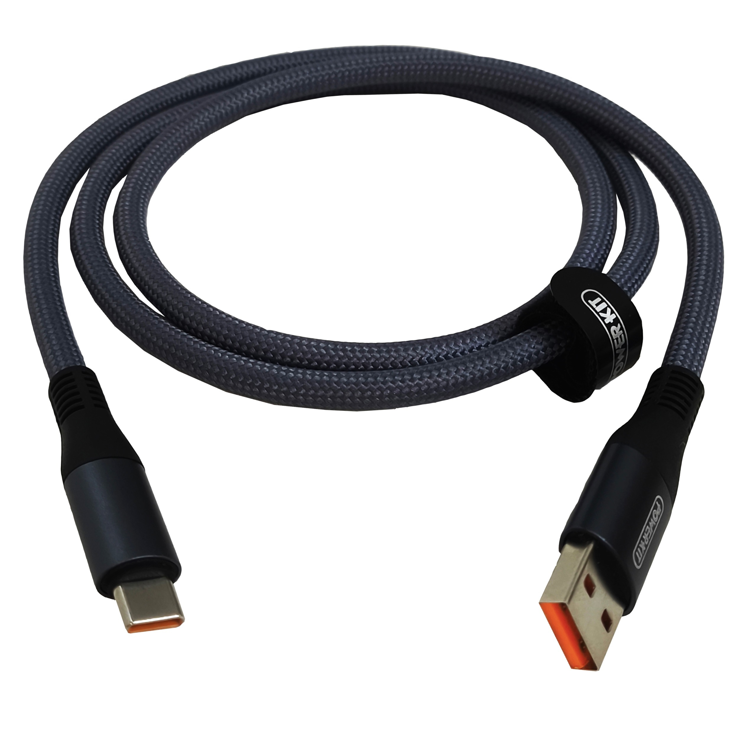 کابل تبدیل USB به USB-C پاور کیت مدل COTTON FAST CHARGE طول 1 متر