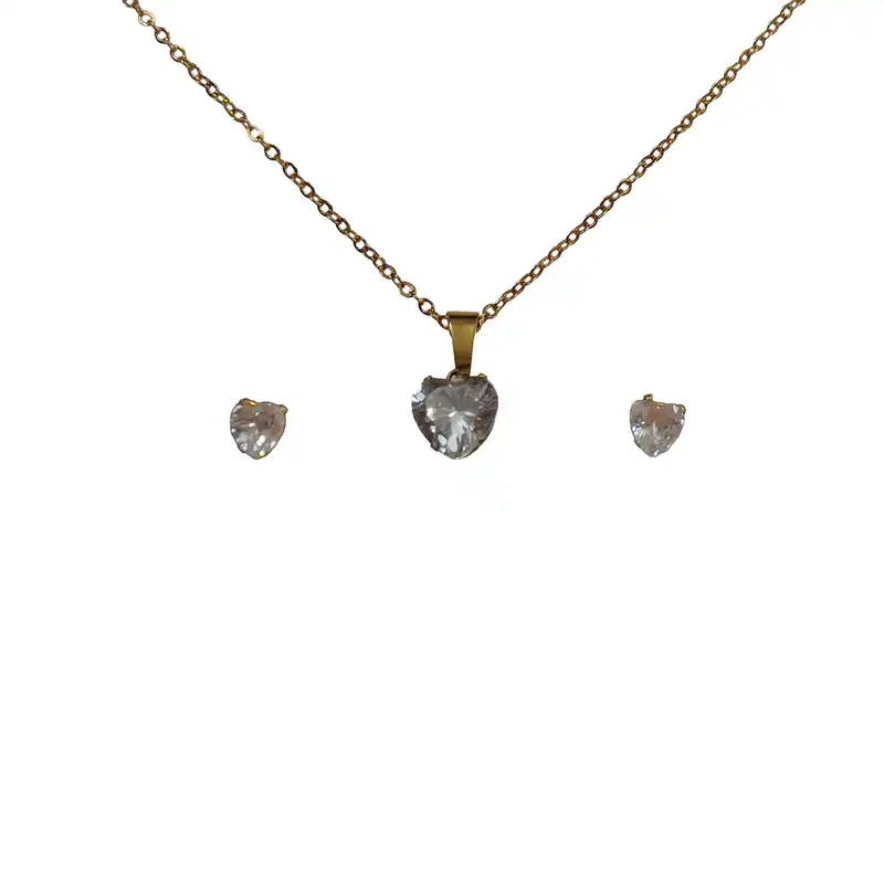 نیم ست زنانه مدل قلب