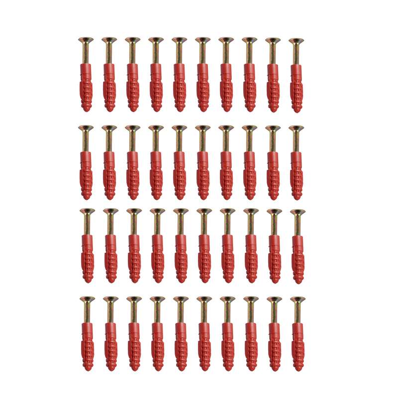 پیچ و رول پلاک مدل MTSN-Screw-2-4cm-80 مجموعه 80 عددی