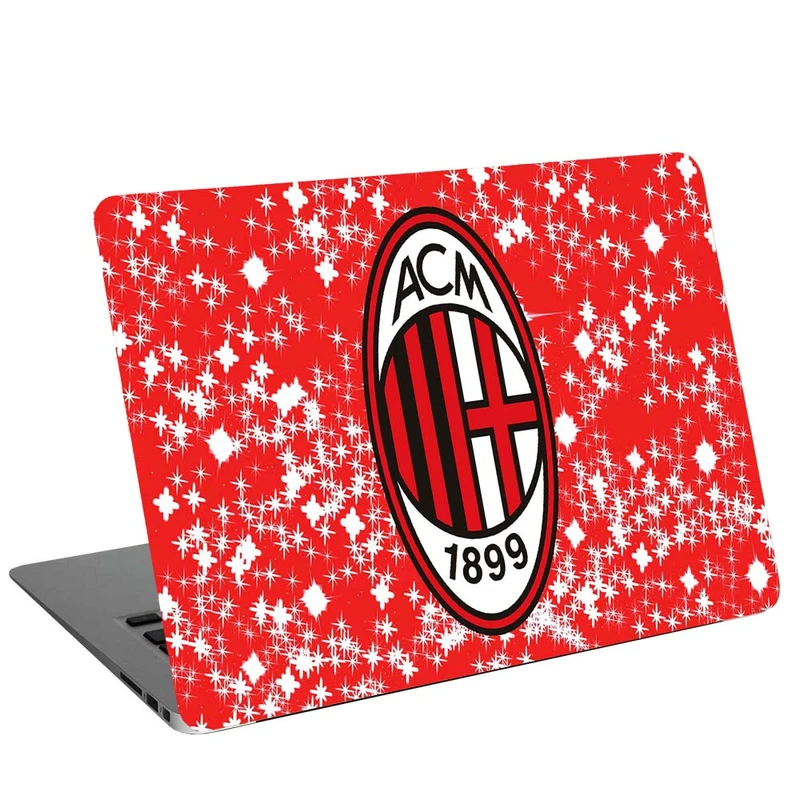 استیکر لپ تاپ طرح AC Milan کد G-2607 مناسب برای لپ تاپ 15.6 اینچ 
