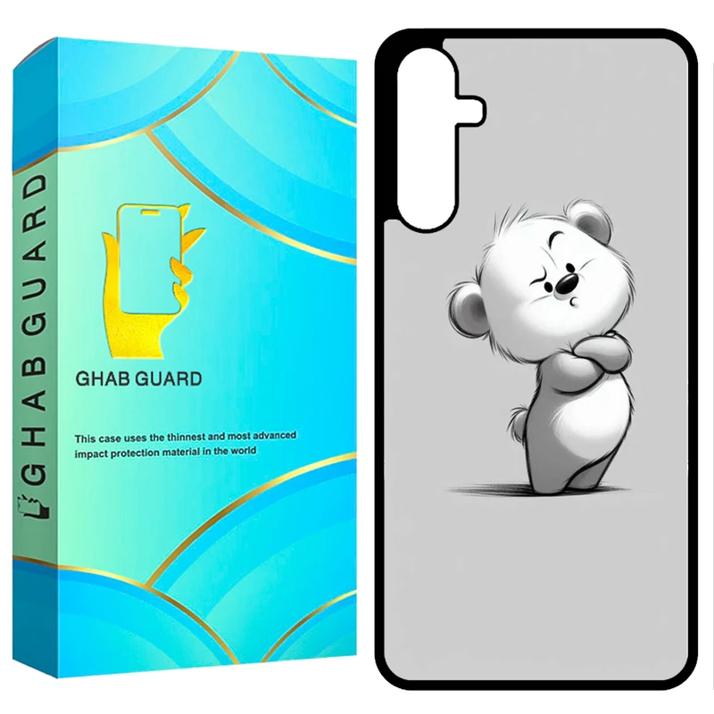 کاور قاب گارد طرح خرس مدل GCHPA54 مناسب برای گوشی موبایل سامسونگ Galaxy A54 5G