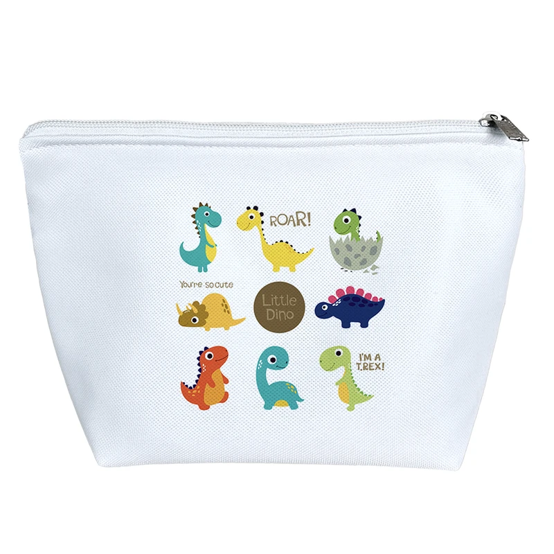 کیف لوازم آرایش دخترانه خندالو مدل دایناسور کد 1806