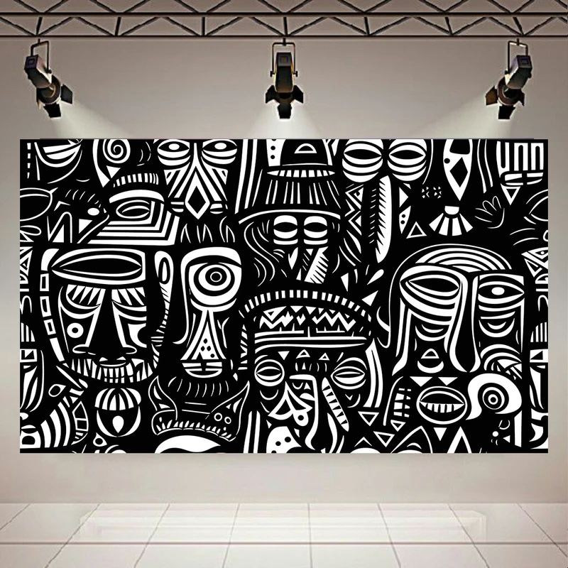 تابلو بوم طرح مخمل باستانی مدل مصری کد AR31319