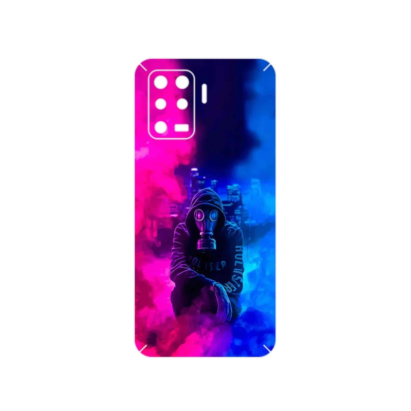 برچسب پوششی ماهوت مدل Smoke Rainbow Digital Art 2 مناسب برای گوشی موبایل اپو A94 4G