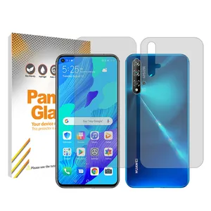 Panzer glass Resistant model Transparent screen protector suitable for Huawei nova 5T mobile phone along with the back of the phone