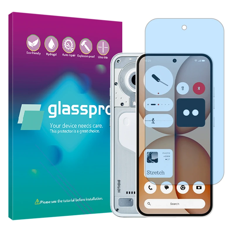 محافظ صفحه محافظ چشم گلس پرو مدل هیدروژلی مناسب برای گوشی موبایل ناتینگ Phone 4a 