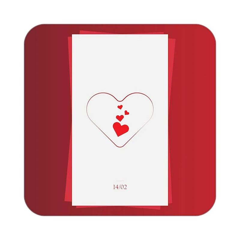 زیر لیوانی کاکتی طرح عاشقانه مدل mp40975