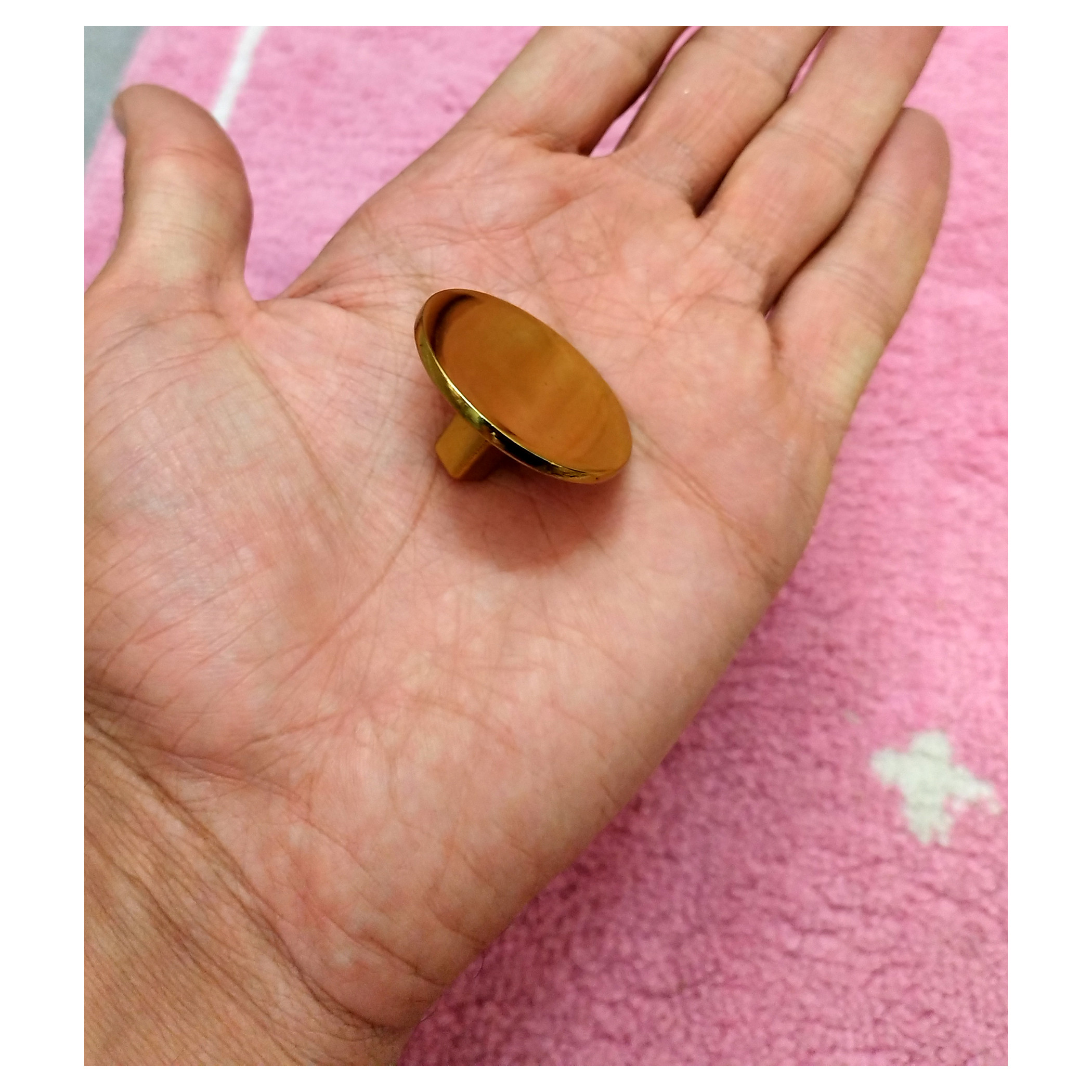 دستگیره کابینت و کمد مدل گرد کدDA500 بسته 3 عددی