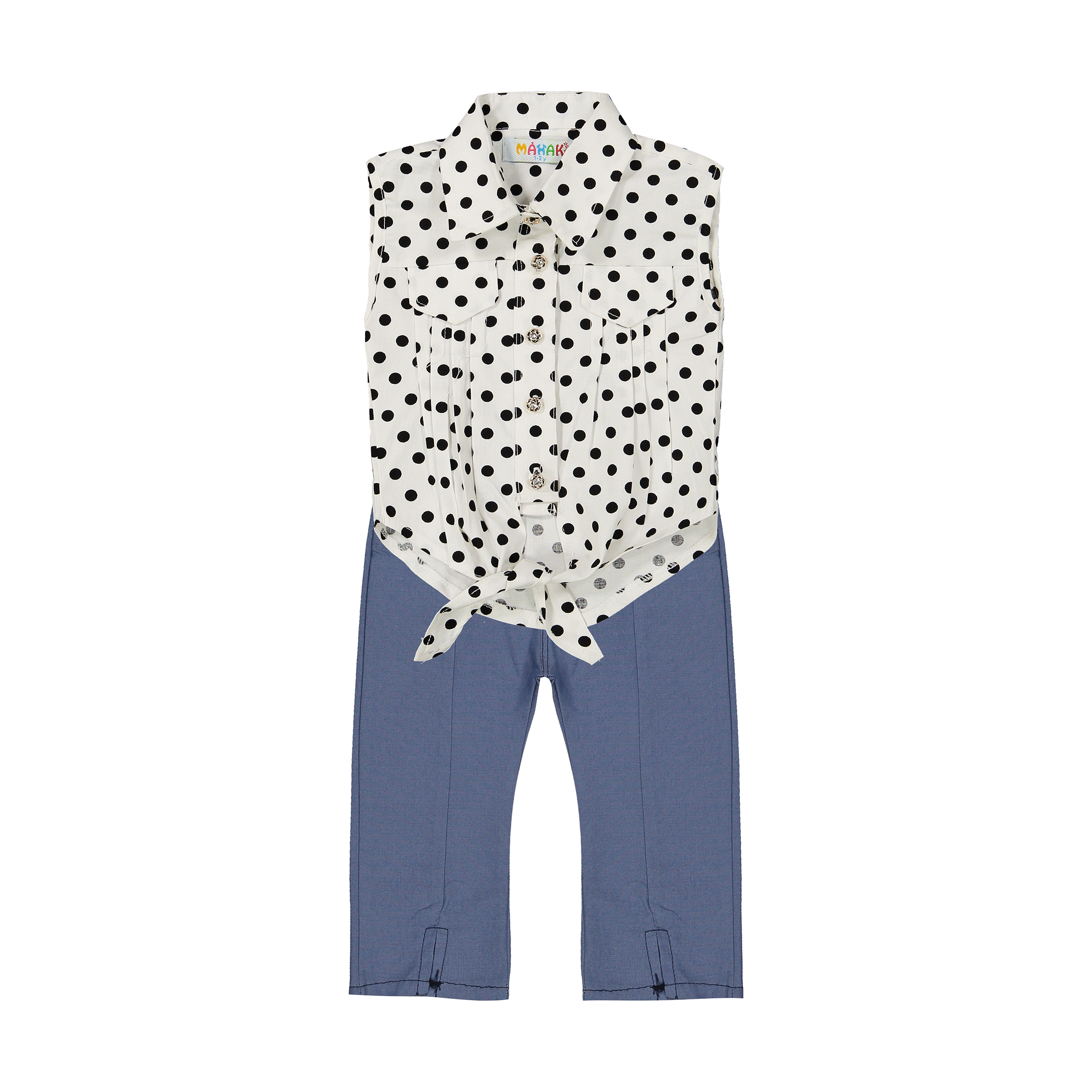 ست تاپ و شلوار دخترانه مدل 096