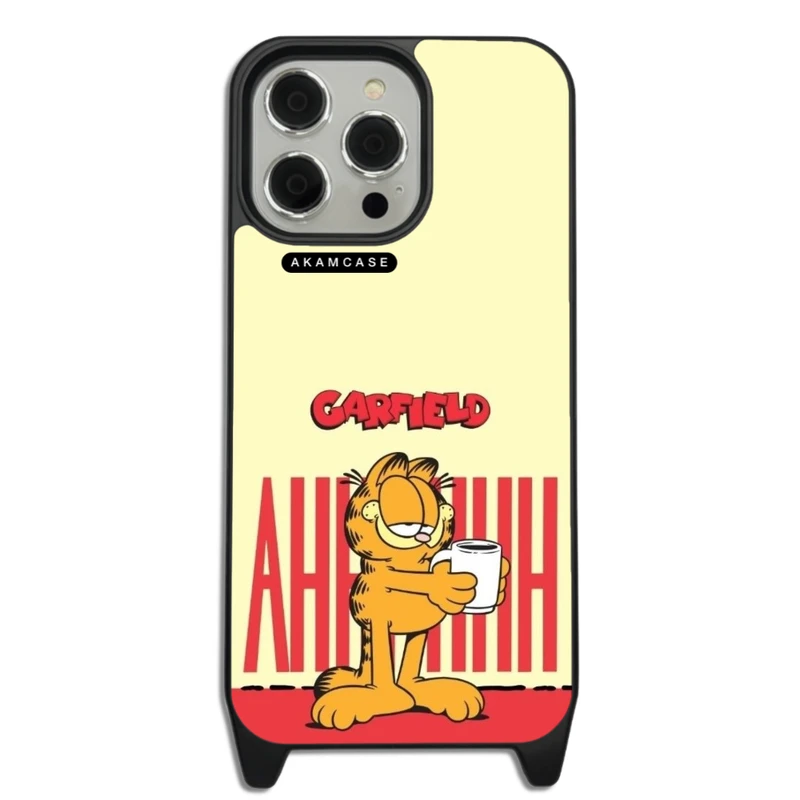 کاور آکام مدل AMC-WLA14PROMAX-GARFIELD12 مناسب برای گوشی موبایل اپل iPhone 14 Pro Max