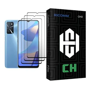 Ricomm CH Glass MIX003 Screen Protector For Oppo A16 Pack Of 3