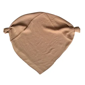 روسری زنانه مدل مینی اسکارف ساده نخ اسلپ کد 2