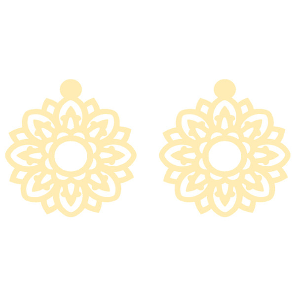 گوشواره طلا 18 عیار زنانه عدنان مدل FP45