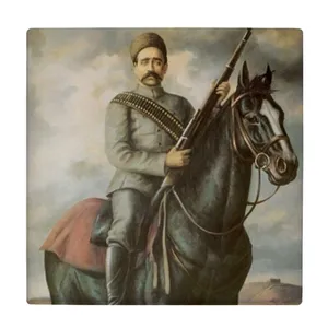 زیر لیوانی طرح ستارخان کد    3408154_917