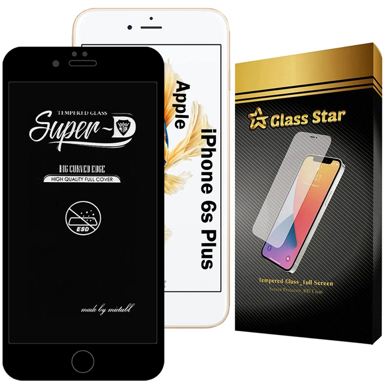 محافظ صفحه نمایش گلس استار مدل SUPERDNS مناسب برای گوشی موبایل اپل iPhone 6s Plus