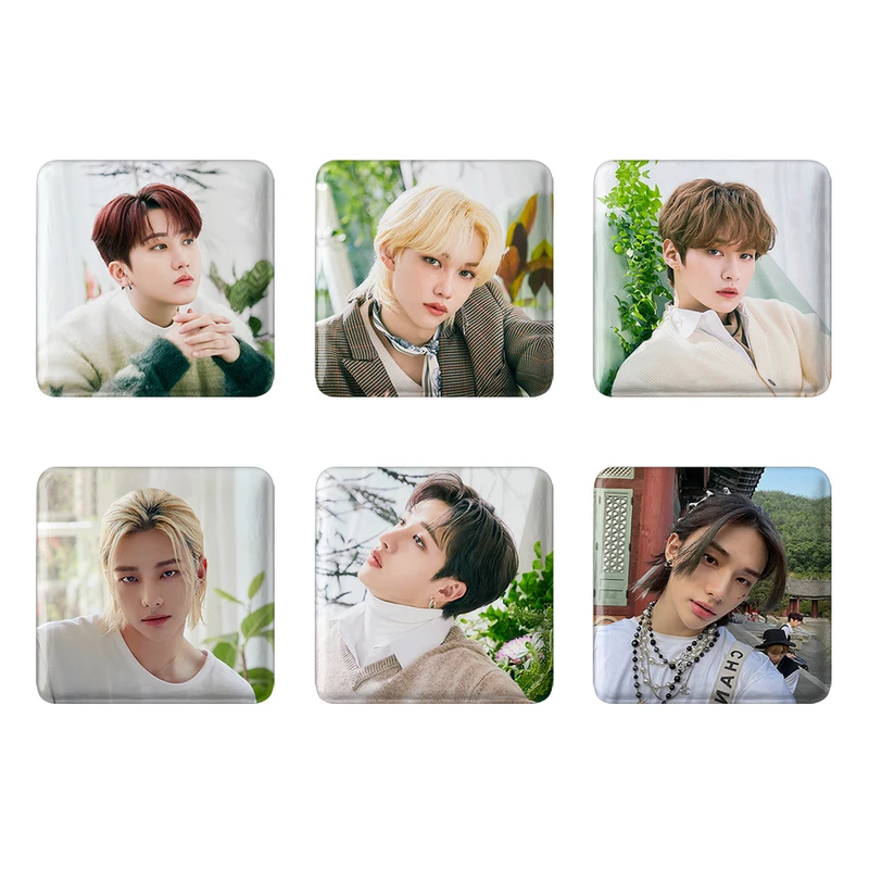 مگنت خندالو طرح گروه استری کیدز Stary Kids کد 913B مجموعه 6 عددی