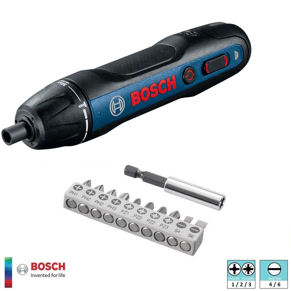 پیچ گوشتی شارژی بوش مدل GO +11 Extra پیچ گوشتی شارژی بوش مدل GO +11 Extra