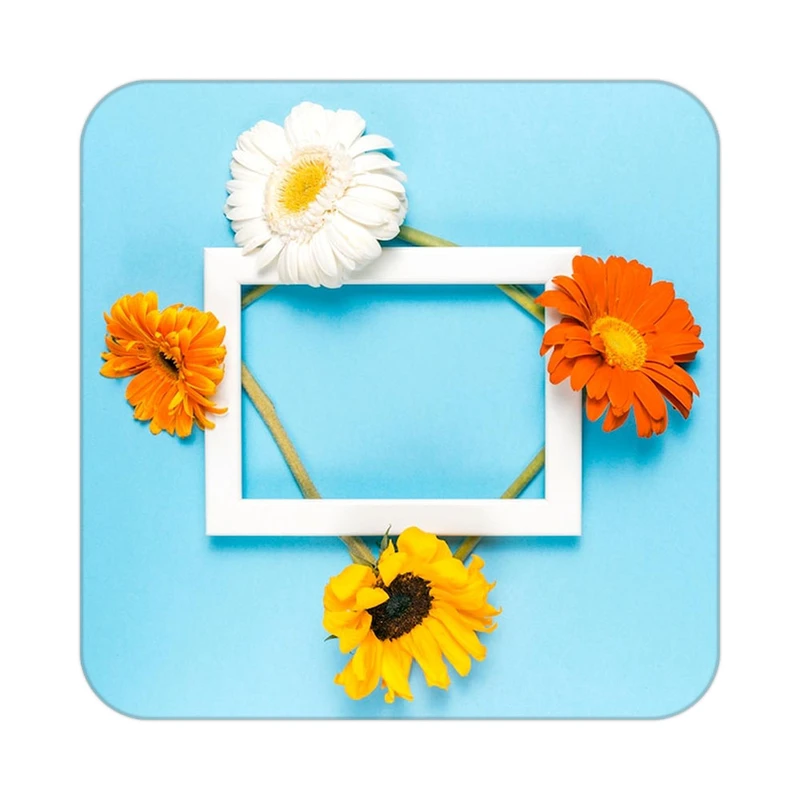 زیر لیوانی کاکتی طرح گل مدل mp17619