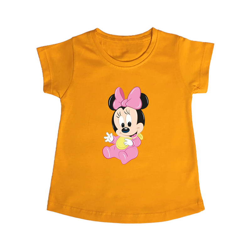 تی شرت آستین کوتاه دخترانه مدل Baby Minnie Mouse Og0017