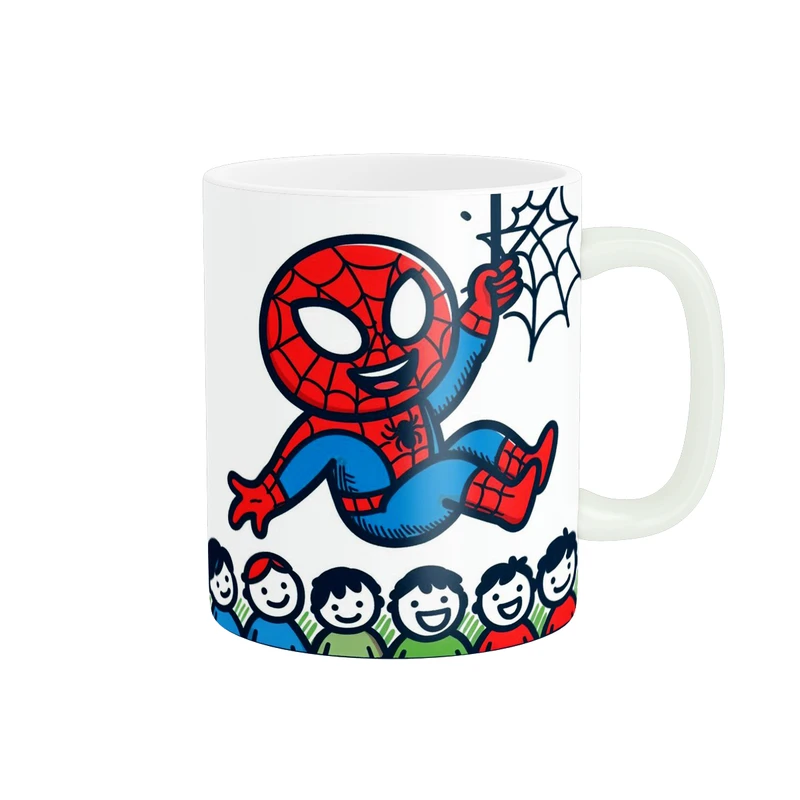 ماگ پاد آفرین طرح مرد عنکبوتی کارتونی کد 5156