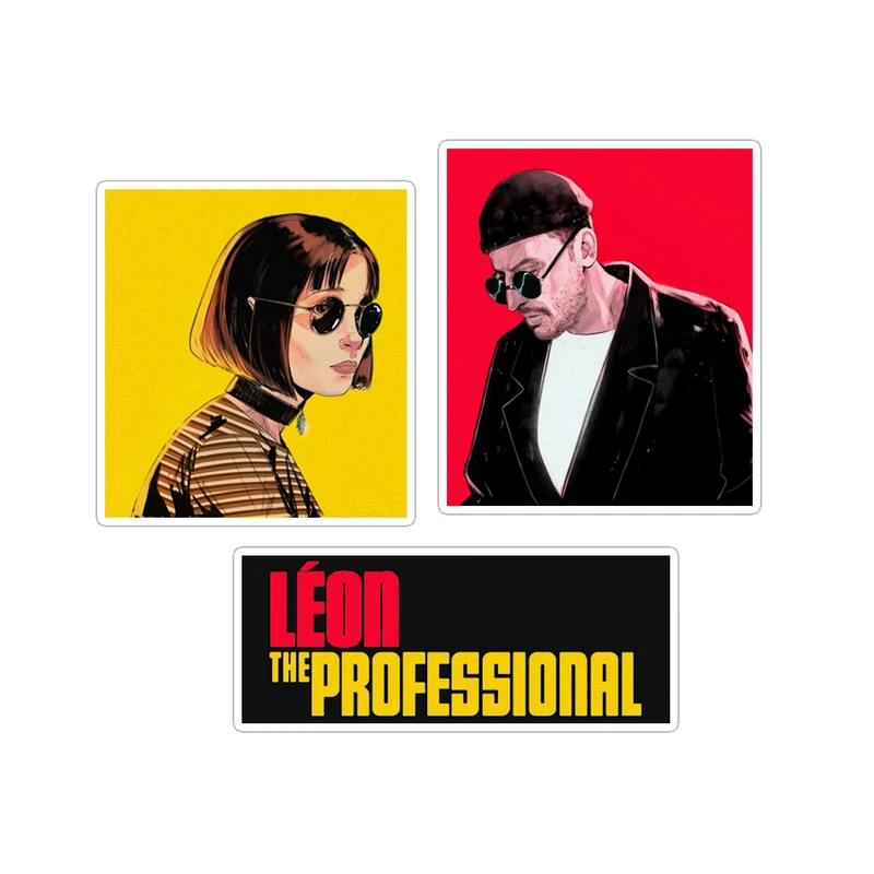  استیکر لپ تاپ ماسا دیزاین طرح leon کد SAL08 مجموعه 3 عددی