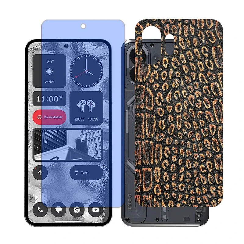 محافظ صفحه نمایش مات آنتی بلو گلس مدل Together مناسب برای گوشی موبایل ناتینگ Phone 2 به همراه برچسب پوششی پشت گوشی