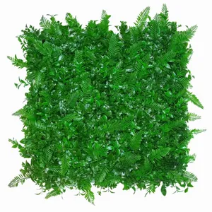 دیوارپوش مدل سبز مصنوعی  سیکاس و ریحان و گشنیز ضد UV بسته 4 عددی