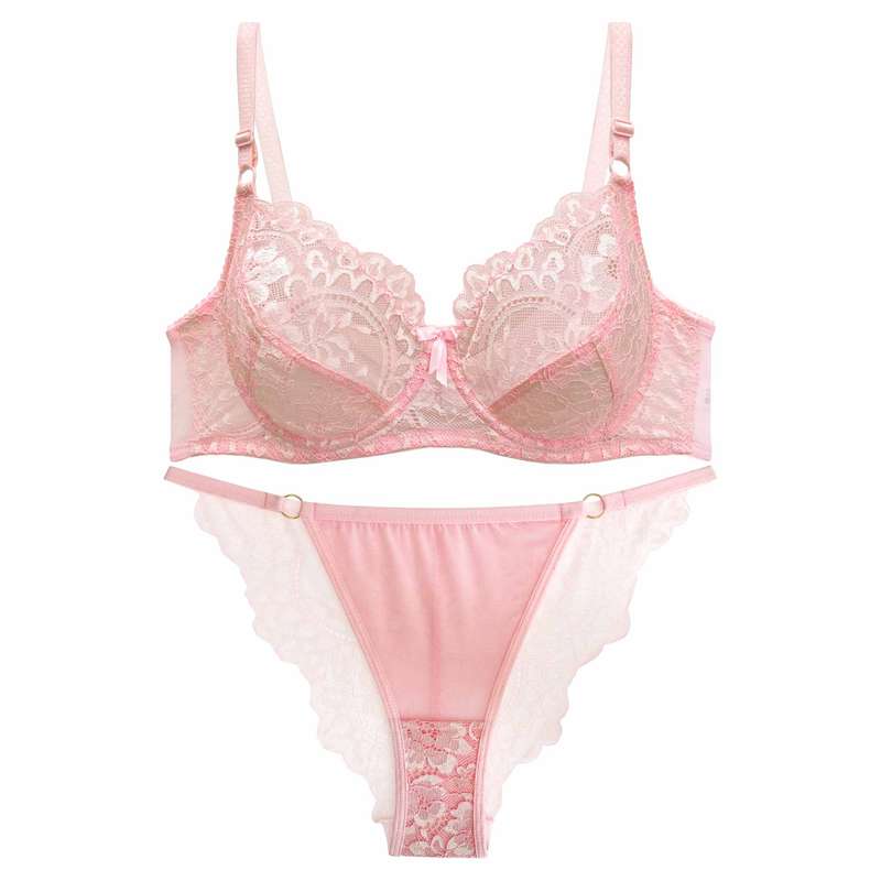 ست شورت و سوتین زنانه نوشه پوش کد 201021 رنگ گلبهی