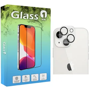 محافظ لنز دوربین گلس وان مدل LNZ3D مناسب برای گوشی موبایل اپل IPhone 13 / 13 Mni