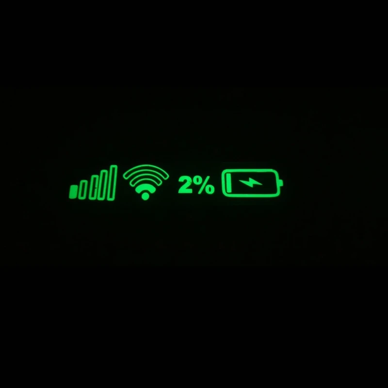برچسب بدنه خودرو مدل LOW battery