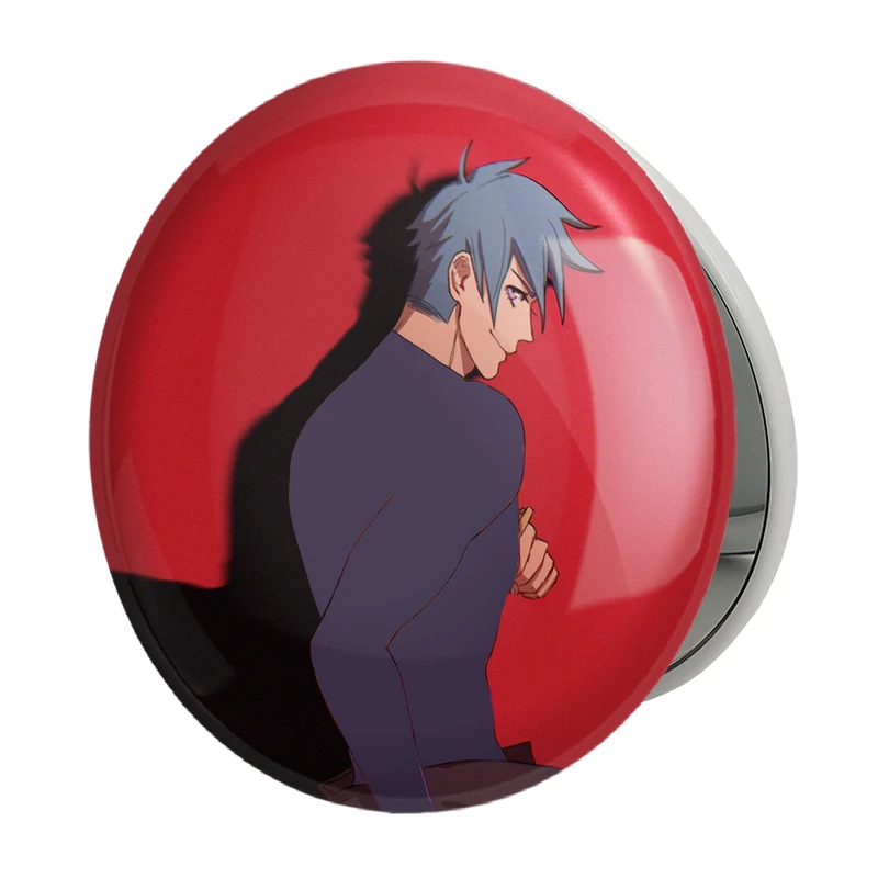 آینه جیبی خندالو طرح کامینا و انیمه گورن لاگان مدل تاشو کد 32311