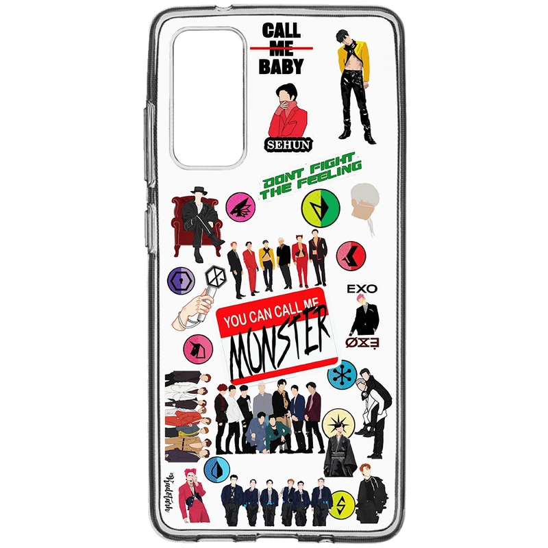 کاور طرح EXO مناسب برای گوشی موبایل سامسونگ Galaxy S20